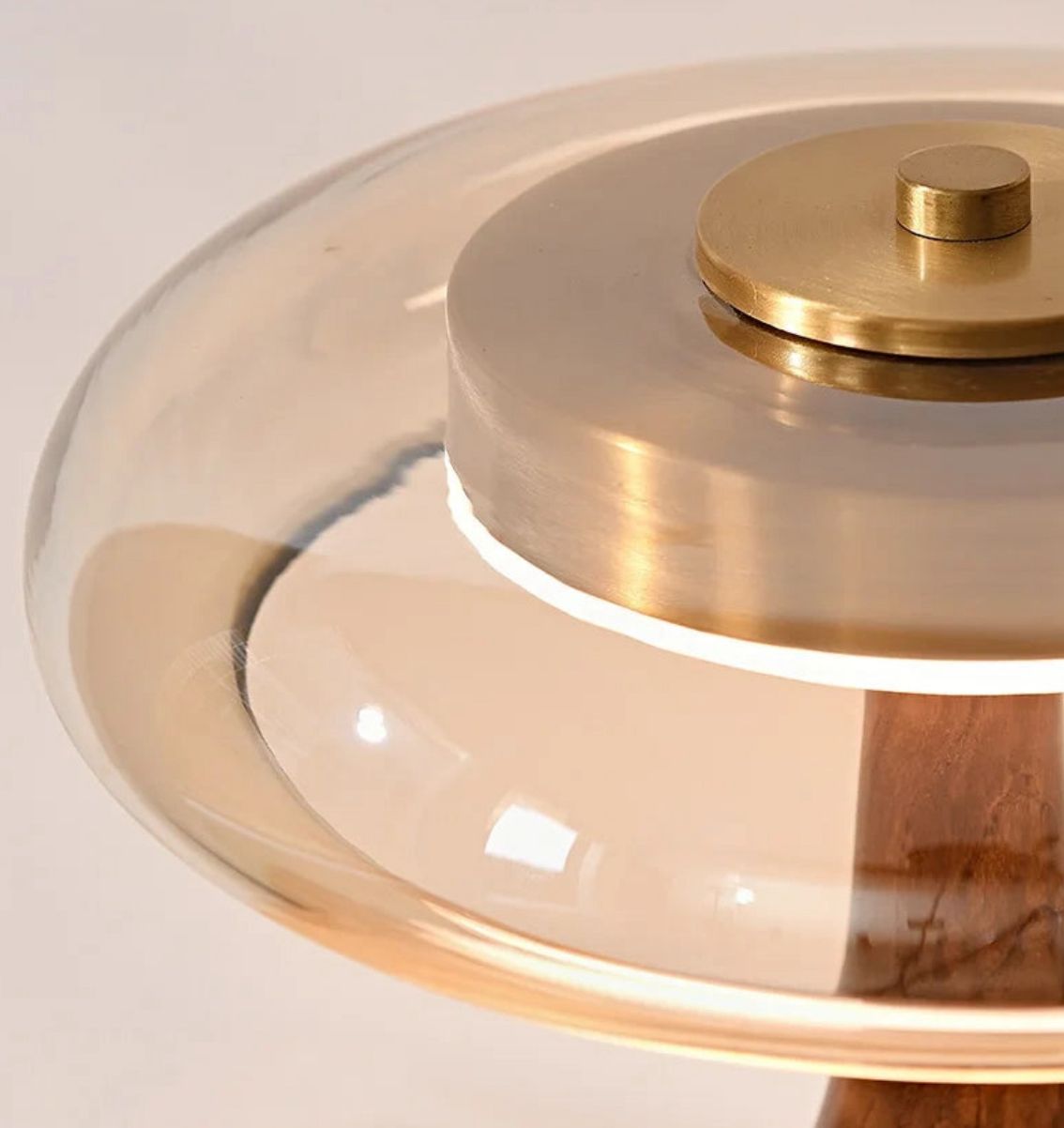 Lùmen Terra - Lampada Giapponese in Legno pregiato