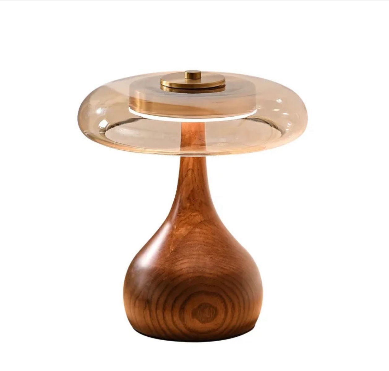 Lùmen Terra - Lampada Giapponese in Legno pregiato